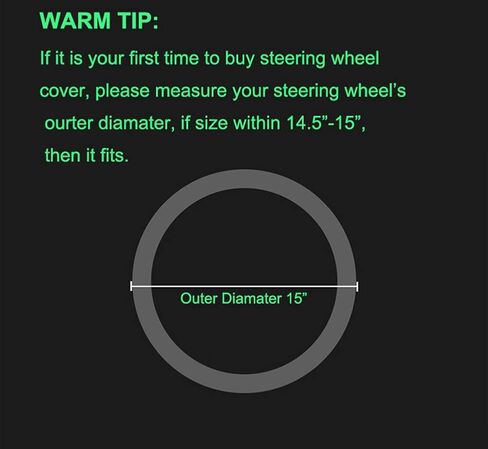 Cute Devil Horns Car Steering Wheel Covers Plush Steering Covers for Women, Universal Fit 15 Inch,Anti-Slip & Odor-Free (Pink) in Saudi Arabia