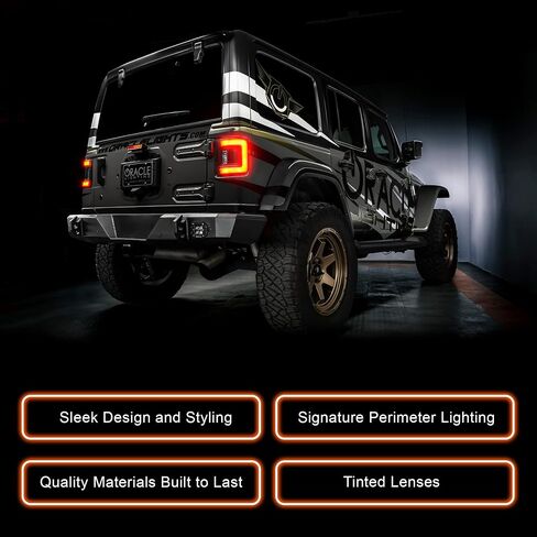 ORACLE LIGHTING Flush Mount LED Tail Lights for Jeep Wrangler JL (Standard Lense) in Saudi Arabia