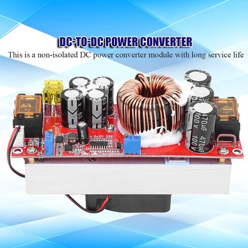 محول تصعيد الجهد DCDC 10-60 فولت إلى 12-97 فولت 1500 وات 30 أمبير - وحدة إمداد الطاقة CC CV - وحدة محول طاقة تيار مستمر غير معزولة in Saudi Arabia