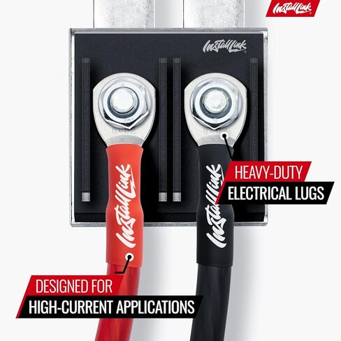 عروات نحاسية معلبّة بقياس 8 AWG (1/2 بوصة) مع انكماش حراري، 10 عبوات عن طريق رابط التثبيت in Kuwait