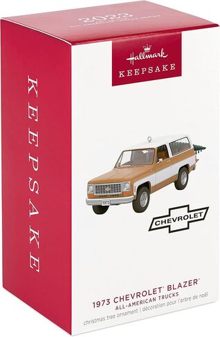 Christmas Ornament 2023, All-American Trucks 1973 Chevrolet Blazer 2023, Metal Ornament, Gifts for Car Collectors, in Saudi Arabia