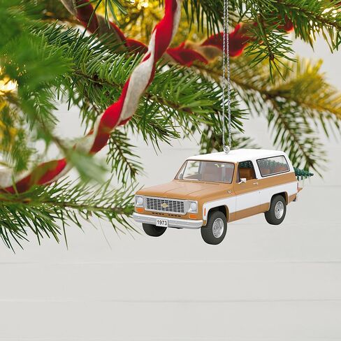 Christmas Ornament 2023, All-American Trucks 1973 Chevrolet Blazer 2023, Metal Ornament, Gifts for Car Collectors, in Saudi Arabia