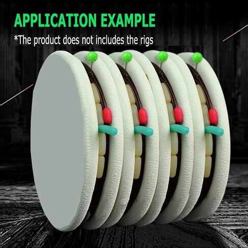 16 قطعة من بكرات الصيد الإسفنجية لتخزين خط الصيد مقاس 1.7 بوصة لوحات لف دائرية معدات صيد الأسماك المتطايرة لملحقات التخزين المنظم in Kuwait