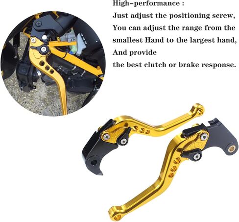 CNC Aluminum Motorcycle Short Brake Clutch Levers Lever Handle for GSXR600 2006-2022 GSXR750 2006-2022 GSXR1000 2005-2006 GSXR1000 2009-2022 GSX-S1000/F/S/ABS 2015-2022 Motorbike in Saudi Arabia