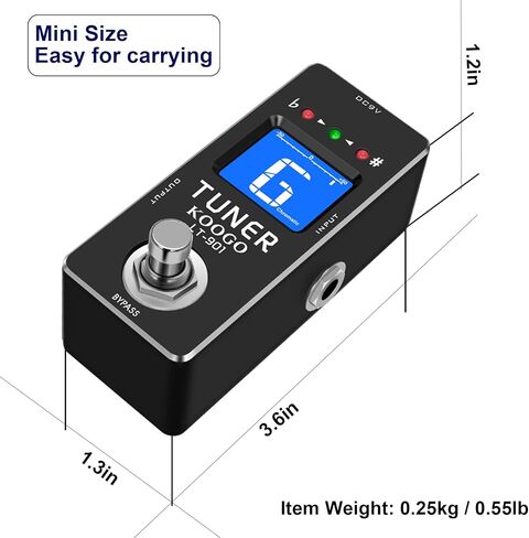 دواسة الموالف عالية الدقة موالف الجيتار اللوني الدواسة الالتفافية الحقيقية in Kuwait