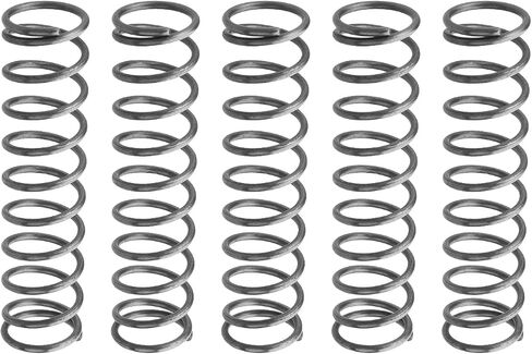 Yinpecly Compressed Spring,Spring Steel Small Coiled Extension Spring for Ball Pen Wire Dia 1.2mm OD 12mm Length 50mm 10Pcs in Saudi Arabia