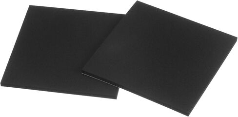 uxcell 6pcs Adhesive Rubber Padding Sheets 1/4 Inch Thick x 4 Inch Long Square Neoprene Foam Sheet Self Stick Non-Slip Anti Vibration Pads, Anti-Skid Noise in Saudi Arabia