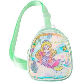 حقيبة كروس للأطفال من Hiflyer، حقيبة حبال صغيرة من PVC للأطفال، حقيبة سفر للأطفال، حقيبة حبال يونيكورن للفتيات (وردي) in Kuwait