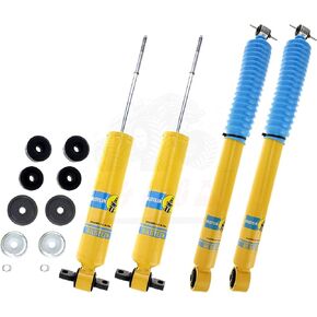 مجموعة Bilstein 24-016971 & 24-016988 من ممتصات الصدمات الأمامية والخلفية B6 4600 تناسب 1991 1998 C1500 C2500 للخدمة الشاقة 2WD - أداء ثابت خالٍ من البهتان in Kuwait