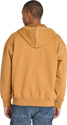 Timberland Men's Leather Badge Crewneck Sweatshirt in Saudi Arabia