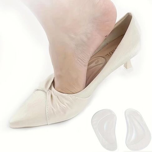 Arch Support Insoles for Flat Feet – Gel Arch Inserts for Plantar Fasciitis & Foot Pain Relief – Self-Adhesive High Arch Pads for Shoes & Sandals (3 Pairs) in Saudi Arabia