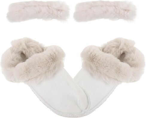 1set Shoe Inserts Detachable Plush Liners for Comfortable Insulation for Hole Shoes and Slippers Soft Removable and Washable Footwear in Saudi Arabia