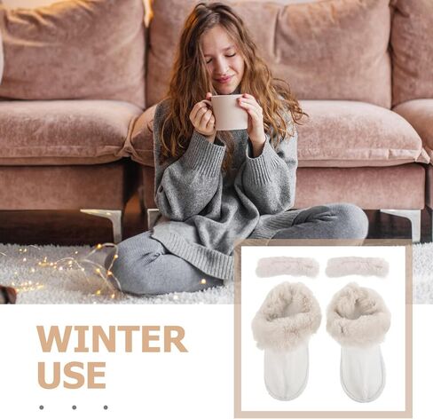 1set Shoe Inserts Detachable Plush Liners for Comfortable Insulation for Hole Shoes and Slippers Soft Removable and Washable Footwear in Saudi Arabia