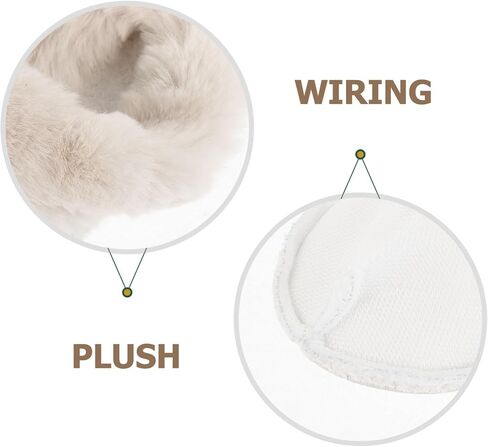 1set Shoe Inserts Detachable Plush Liners for Comfortable Insulation for Hole Shoes and Slippers Soft Removable and Washable Footwear in Saudi Arabia