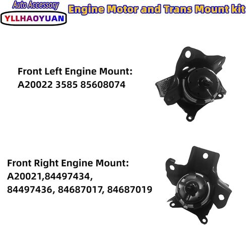 Front Left Engine Mount for Silverado 1500/Sierra 1500/Escalade/Cheyenne/Suburban/Tahoe/Yukon 2019-2025 Replacement for A20022,3585,84497435, 84497437,84687018,84687020,85608074 in Saudi Arabia
