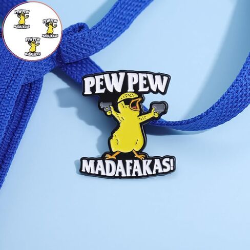 3Pcs Funny Cowboy Duck Enamel Pin, Novelty Cartoon Cute Pins for Hats, Backpacks, Bags and Lanyards in Kuwait