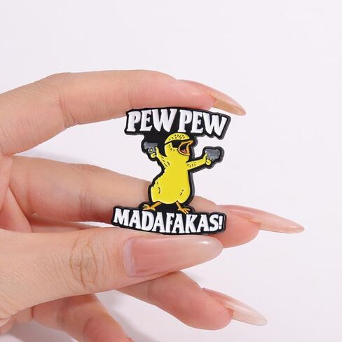 3Pcs Funny Cowboy Duck Enamel Pin, Novelty Cartoon Cute Pins for Hats, Backpacks, Bags and Lanyards in Kuwait