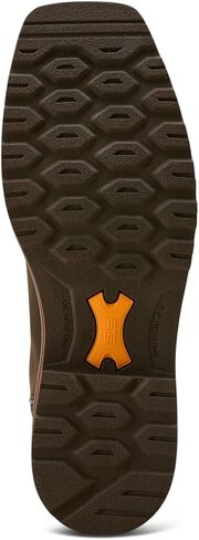 Ariat Men's Activator Waterproof Steel Toe Work Boot, Dark Brown/Green, 10 in Saudi Arabia