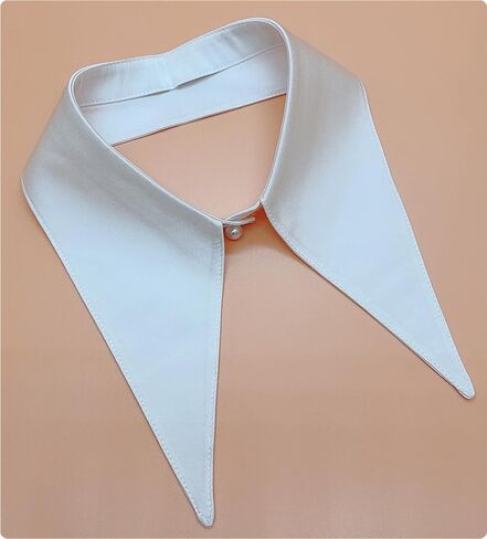 Solid Color Detachable Dickey Collar Faux Collar Lapel Fake Collar Detachable Dickey Collar Classic Faux False Collar in Kuwait