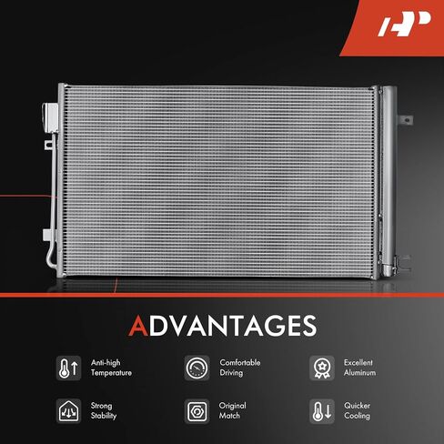 A-Premium A/C Condenser Replace# 84212084 - Compatible with 2019-2021 Cadillac XT4 & 2021-2021 Buick Envision, L4 2.0L in Saudi Arabia