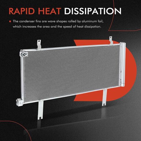 A-Premium A/C Condenser Compatible with 2019 2020 2021 Honda Insight L4 1.5L in Saudi Arabia