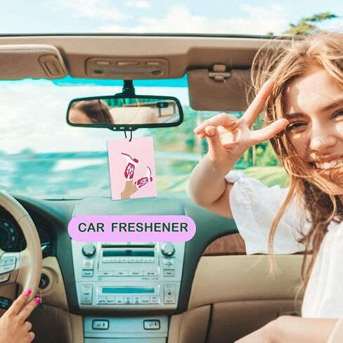 Cute Pink Western Howdy Car Air Freshener, Preppy Hot Pink Cowgirl Boots Bull Skull Air Freshener Hanging 3 Pcs for Cars Closet Drawer, Car Accessories Mirror Decor for Women(Vanilla Scent) in Saudi Arabia