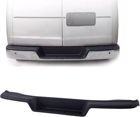 CarPartsDepot Rear Bumper Face Bar Step Pad Compatible With 1996-2024 Chevy Express & GMC Savana GM1191115 84170690 in Saudi Arabia
