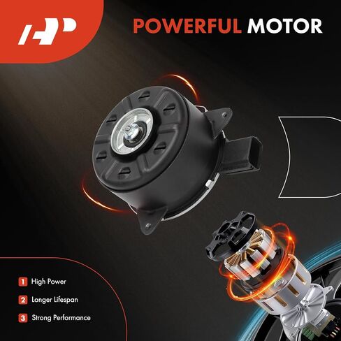A-Premium Radiator Fan Motor Compatible with Chevrolet Camaro 2012-2015, Caprice 2012-2017, SS 2014-2017, 3.6L 6.2L 7.0L in Saudi Arabia