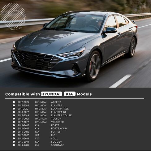 (مجموعة من 2) مجموعة وصلة نهاية شريط التثبيت الأمامي المتوافقة مع Hyundai Accent Elantra Tucson Kia Forte Forte5 K750523 in Kuwait