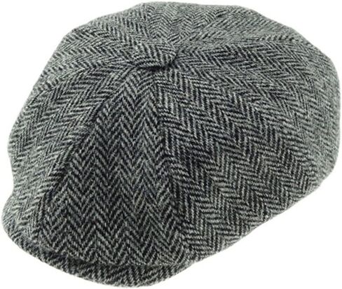 Glen Appin of Scotland Limited 100% Harris Tweed Shelby Cap Assorted Sizes Mens Head Accessories in Saudi Arabia