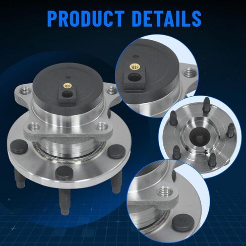 512334 Rear Left and Right Wheel Hub and Bearing Assembly for Ford Edge 2007-2008, for Lincoln MKX 5 Lugs FWD Only in Saudi Arabia