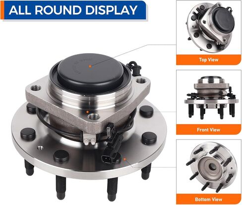 PAROD 515146 Front Wheel Bearing and Hub Assembly Fit for 2011-2020 Chevy Silverado 2500 HD, Silverado 3500 HD, Sierra 2500 HD, Sierra 3500 HD RWD; Single Rear Wheels in Saudi Arabia