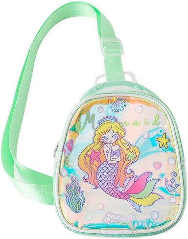 حقيبة كروس للأطفال من Hiflyer، حقيبة حبال صغيرة من PVC للأطفال، حقيبة سفر للأطفال، حقيبة حبال يونيكورن للفتيات (وردي) in Kuwait