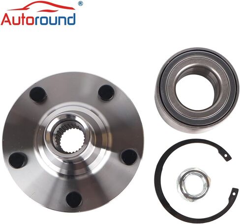 محور محمل العجلات الأمامية Autoround 518508 مناسب لسيارة Toyota Camry 1992-2003/ Solara 1999-2003 (محرك 2.2L و2.4L)، Lexus RX300 1999-2003 (AWD فقط)، 5 عروة (زوج) in Saudi Arabia