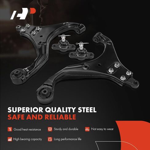A-Premium Set of 10, Front Lower Control Arm, Sway Bar Link, Lower Ball Joint, Inner & Outer Tie Rod End, Compatible with Kia Sportage 2005-2010, Hyundai Tucson 2005-2009 in Saudi Arabia