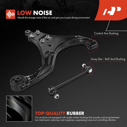 A-Premium Set of 10, Front Lower Control Arm, Sway Bar Link, Lower Ball Joint, Inner & Outer Tie Rod End, Compatible with Kia Sportage 2005-2010, Hyundai Tucson 2005-2009 in Saudi Arabia