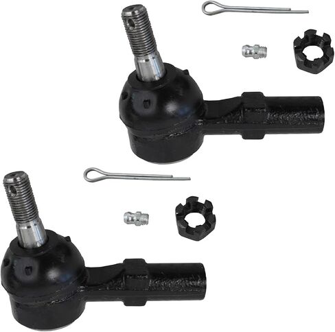 Detroit Axle - FWD Front Tie Rods Kit for Toyota Matrix Pontiac Vibe 2003-2008, 2004 2005 2006 2007 4 Inner Outer Tie Rods 2 Boots Replacement in Saudi Arabia