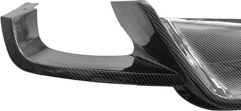 IKON MOTORSPORTS, Rear Bumper Diffuser Lip W/Light Compatible with 2018-2024 Toyota Camry SE XSE Models Only, Gloss Black Injection PP Add On Air Dam Rear Lower Bumper Protector Lip Bodykits in Saudi Arabia