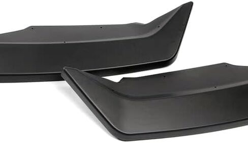 3 Pieces Front Bumper Lip Spoiler Splitter Side Body Kit Trim Protection Compatible with 2020-2023 Nissan Sentra 4DR Sedan (Painted Black) in Saudi Arabia