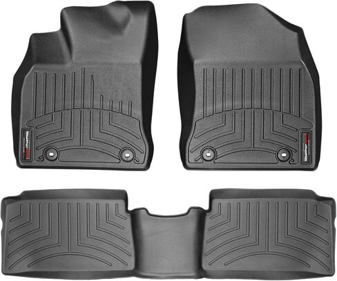 بطانات أرضية مخصصة من WeatherTech لسيارة Lexus CT - الصف الأول والثاني (44484-1-2)، أسود in Saudi Arabia