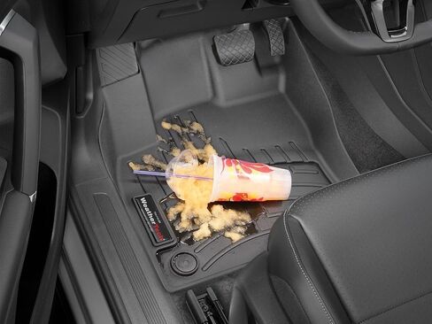 بطانات أرضية مخصصة من WeatherTech لسيارة Lexus CT - الصف الأول والثاني (44484-1-2)، أسود in Saudi Arabia