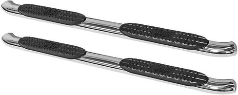 Westin 21-21950 PRO TRAXX 4 قضبان Nerf بيضاوية تناسب 2007-2013 Silverado Sierra 1500 Crew Cab 2007-2010 Silverado Sierra 2500 3500HD 2011-2014 2500 3500HD (Exc Diesel) زوج مصقول in Saudi Arabia
