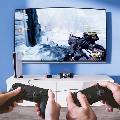 Video Capture Card,4K HDMI to USB 3.0 Capture Card,HDMI to USB-A/C 1080P 60FPS, Game Video Capture Card for Live Streaming/Gaming/Meeting, for Windows/Mac OS System, Switch PS4/5 Xbox OBS Zoom in Saudi Arabia