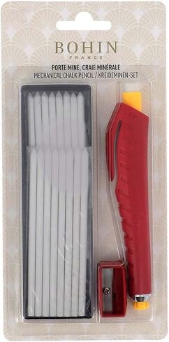 Bohin 91493 Chalk Cartridge Set,White,18 Piece Set in Kuwait