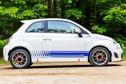 iJDMTOY 4pc-Set Clear/White Lens Front & Rear Wheel Arch Side Marker Lamp Housings w/Amber & Red Incandescent Bulbs, Compatible With 2012-2019 Fiat 500 Abarth/GQ Models in Saudi Arabia
