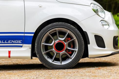 iJDMTOY 4pc-Set Clear/White Lens Front & Rear Wheel Arch Side Marker Lamp Housings w/Amber & Red Incandescent Bulbs, Compatible With 2012-2019 Fiat 500 Abarth/GQ Models in Saudi Arabia