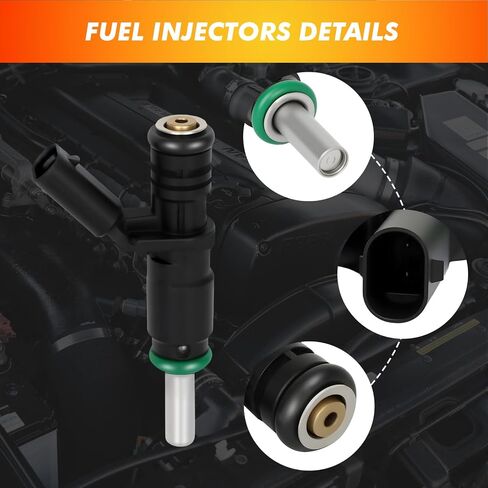 2005-2015 Fuel Injectors Fit for Dodge Sprinter, Freightliner Sprinter 07-08 3.5L V6, for Mercedes-Benz C230 C300 C350 CLK350 E350 GLK350 ML350 R350 S400 SLK280 SLK300 SLK350 Replace A2720780249 in Saudi Arabia