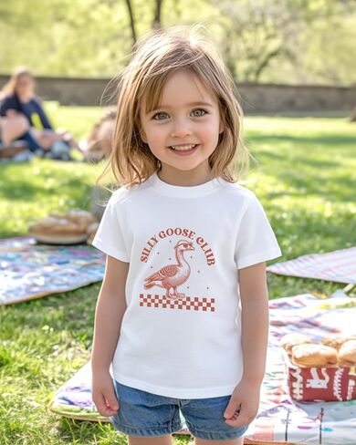 Toddler T-Shirts, Baby Boy Girl Kids Animal Graphic Tees Funny Letter Print Sunmmer Clothes Short Sleeve 2-8T in Kuwait
