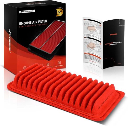 A-Premium Pre-oiled Engine Air Filter Compatible with Toyota, Subaru, Scion & Pontiac - 86 2017-2020, Corolla/Matrix/Vibe 2003-2008, BRZ 2013-2020, FR-S 2013-2016, tC 2005-2010, 1.8L 2.0L 2.4L in Saudi Arabia