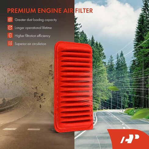 A-Premium Pre-oiled Engine Air Filter Compatible with Toyota, Subaru, Scion & Pontiac - 86 2017-2020, Corolla/Matrix/Vibe 2003-2008, BRZ 2013-2020, FR-S 2013-2016, tC 2005-2010, 1.8L 2.0L 2.4L in Saudi Arabia